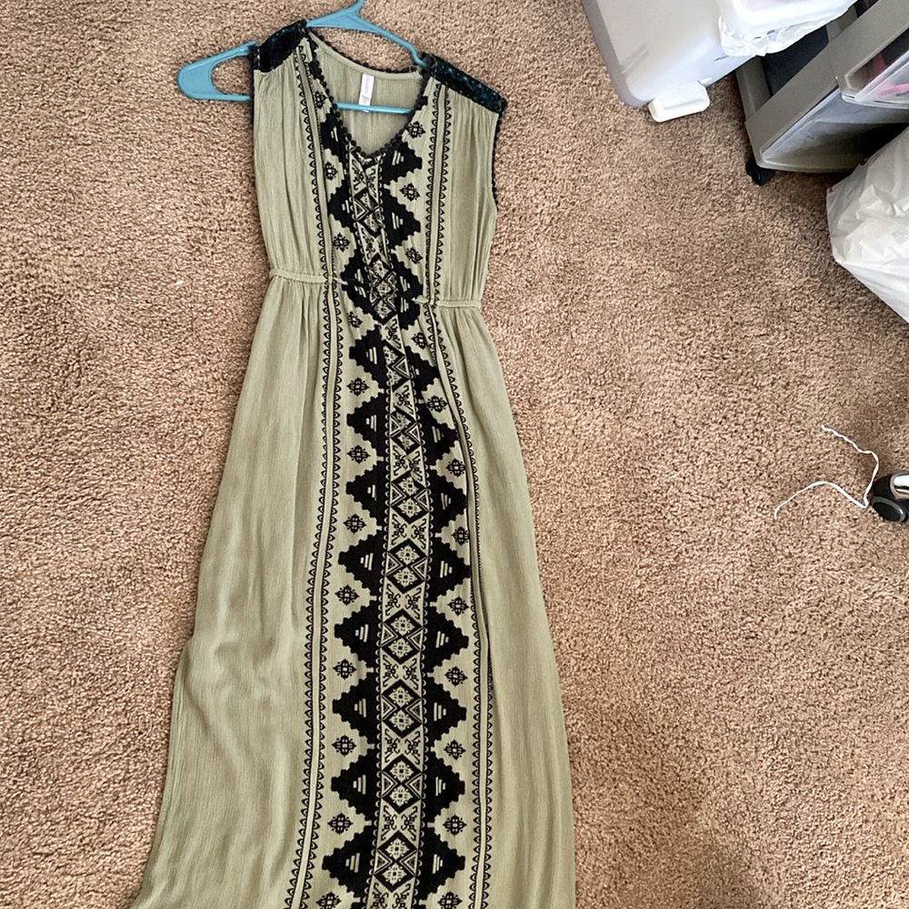 XS Slitted Maxi Dress